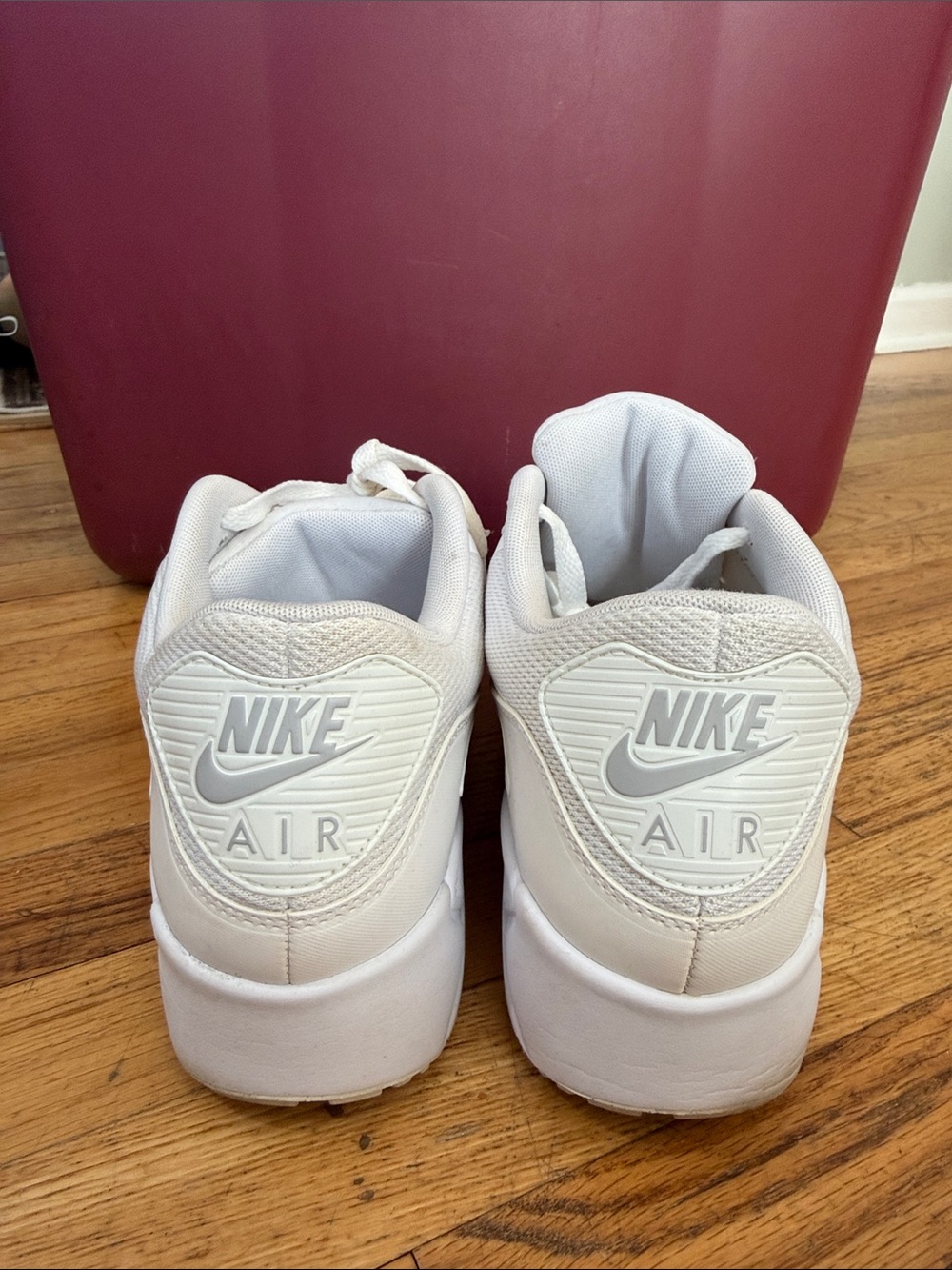 NIKE Air Max 1 Essential White Size 10.5 - Picture 3 of 6